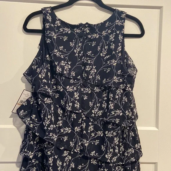 Jessica Howard Petite floral chiffon dress 12 Petite NWT - Picture 15 of 17